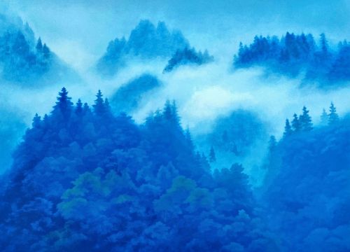 東山魁夷　「朝雲」の買取画像